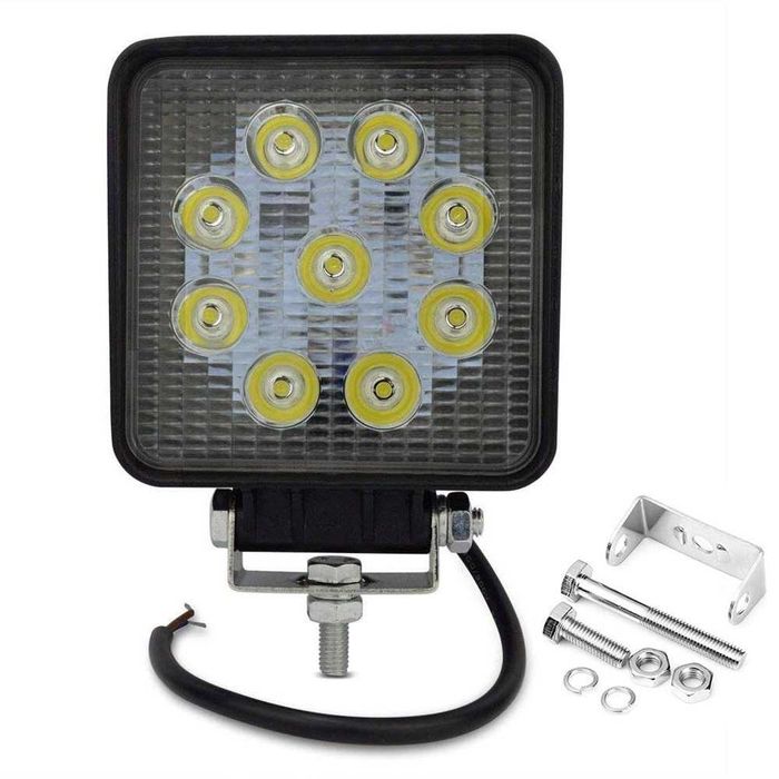 LED халоген 27W с 9 диода – 12/24V – снимка 2