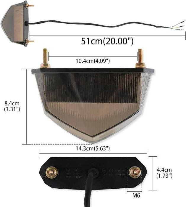 LED стоп за мотор, скутер и ATV – 12 LED, универсален – снимка 4
