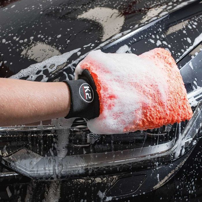 Микрофибърна ръкавица за миене на кола K2 Wash Mitt – снимка 2