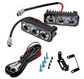LED дневни светлини за кола 12V – 3 LED, 2 бр.