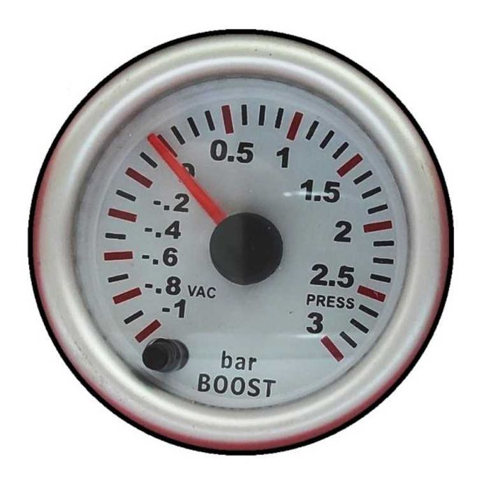 Уред за налягане на турбото Boost Meter RGB – 3 bar, 52 мм, 7 цвята – снимка 13
