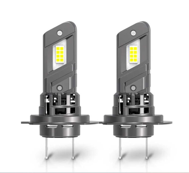 Мини LED крушки H7 100W – 12V, +300% светлина – снимка 2