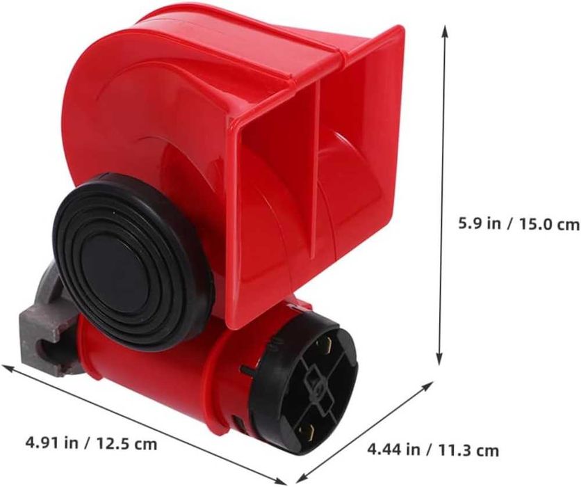 Електрическа тромба с компресор 12V/24V – 139 dB – снимка 5