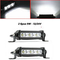 Мини LED бар 9W с 3 диода – 12/24V, 2 бр.