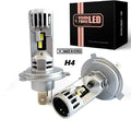 Мини LED крушки H4 Canbus 12V – +30% светлина