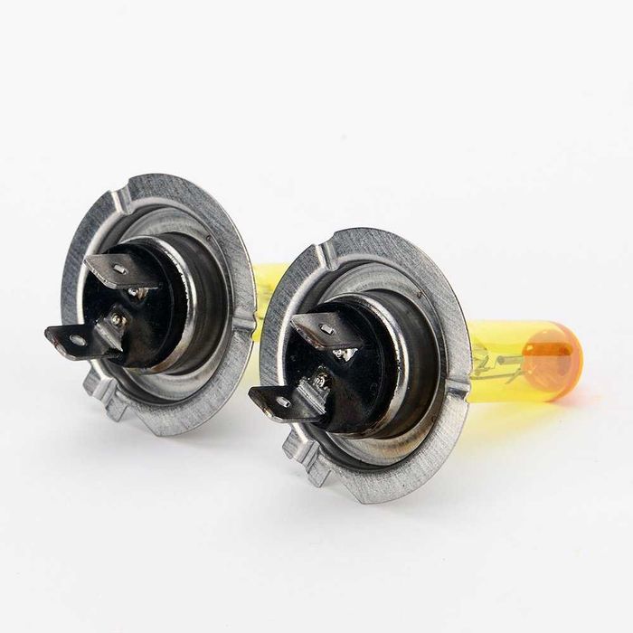 Халогенни крушки H7 55W – жълти 2500K, 2 бр. – снимка 5