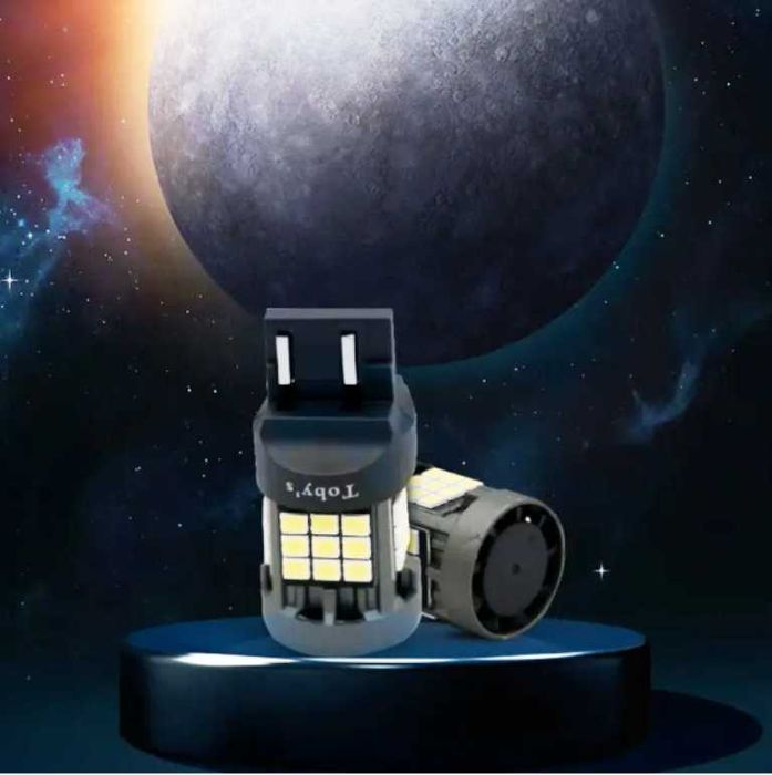 LED габаритни крушки T20 W21/5W Canbus – 12V, 6000K – снимка 2