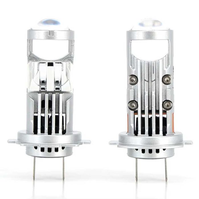 LED крушки H7 Canbus с лупа – 12V, 40W, 12400 lm – снимка 2
