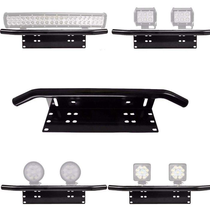Метална стойка за халогени и LED бар – черна – снимка 3