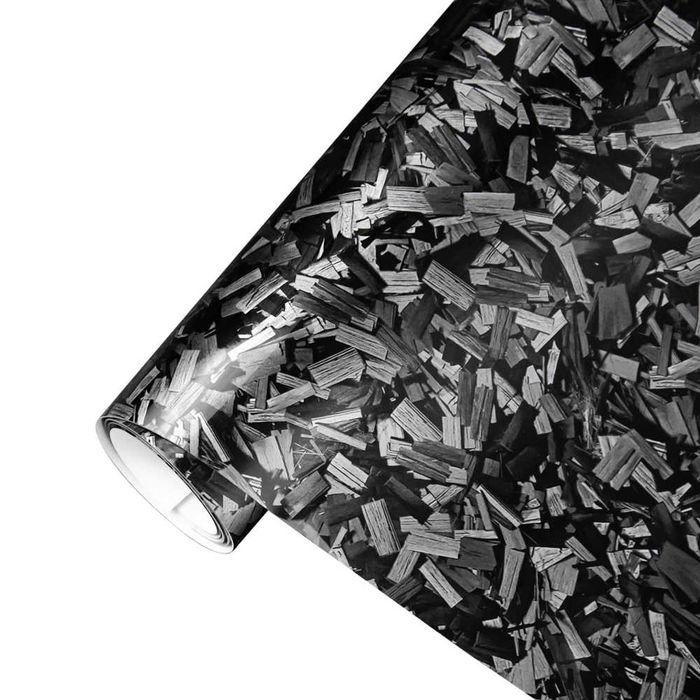 Фолио кован карбон Silver за кола – 152x100 см
