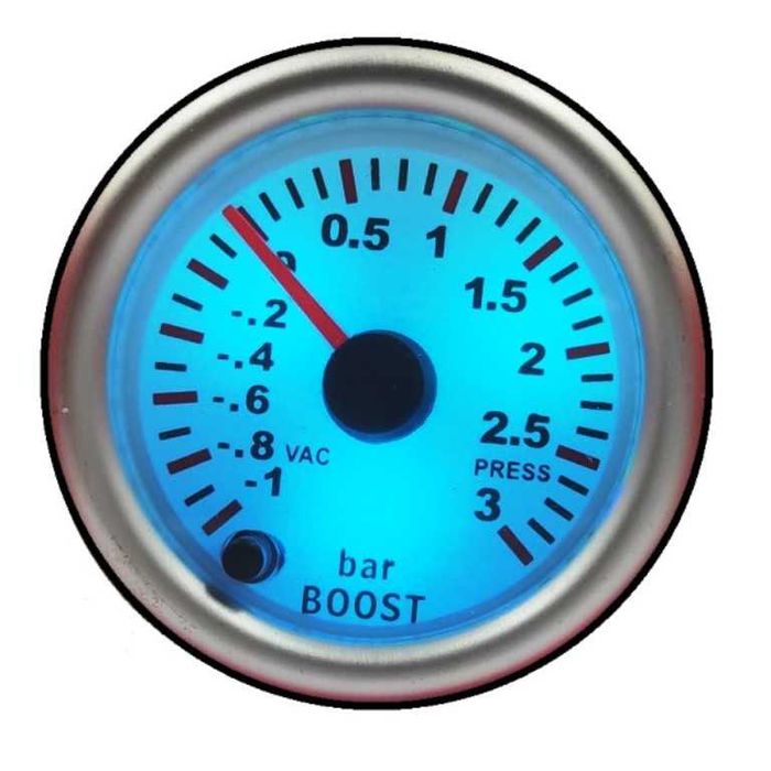 Уред за налягане на турбото Boost Meter RGB – 3 bar, 52 мм, 7 цвята – снимка 12