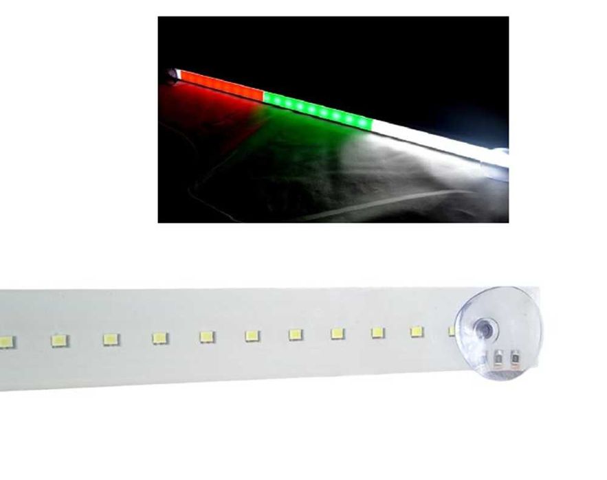 LED лента с цветовете на българското знаме 12V/24V – 60 см – снимка 3