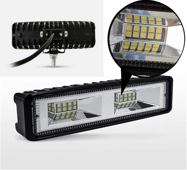 Алуминиев LED халоген 18W с 16 LED – 12/24V