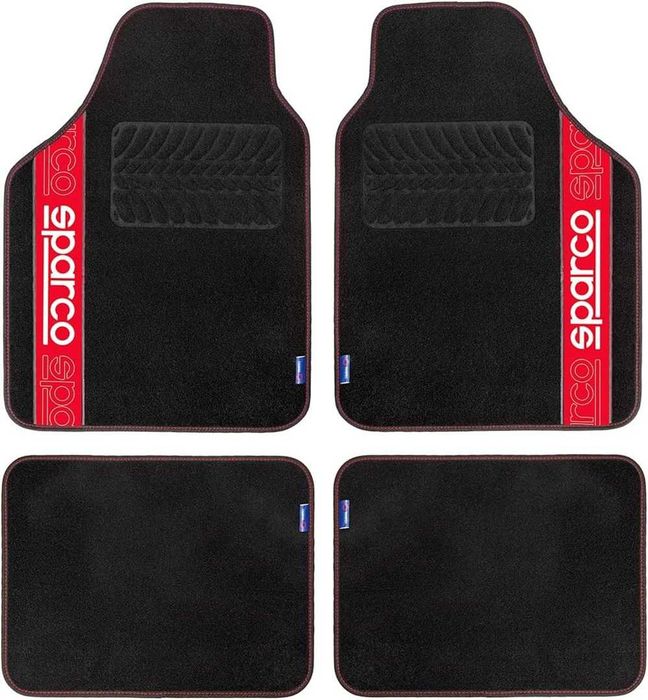 Стелки за кола Sparco с червен кант – универсални