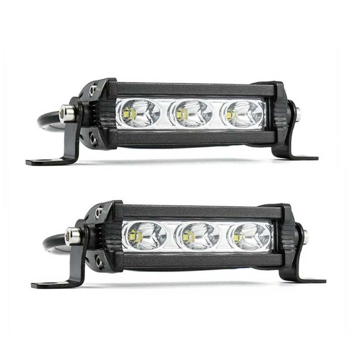 Мини LED бар 9W с 3 диода – 12/24V, 2 бр. – снимка 3