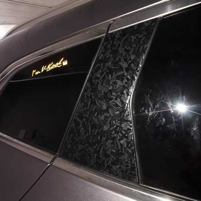 Гланцово фолио кован карбон за кола – 152x100 см – снимка 7