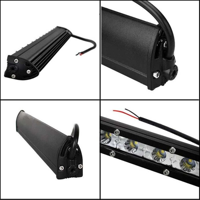 Тънък LED бар 54W с 18 диода – 50 см, 12/24V – снимка 2
