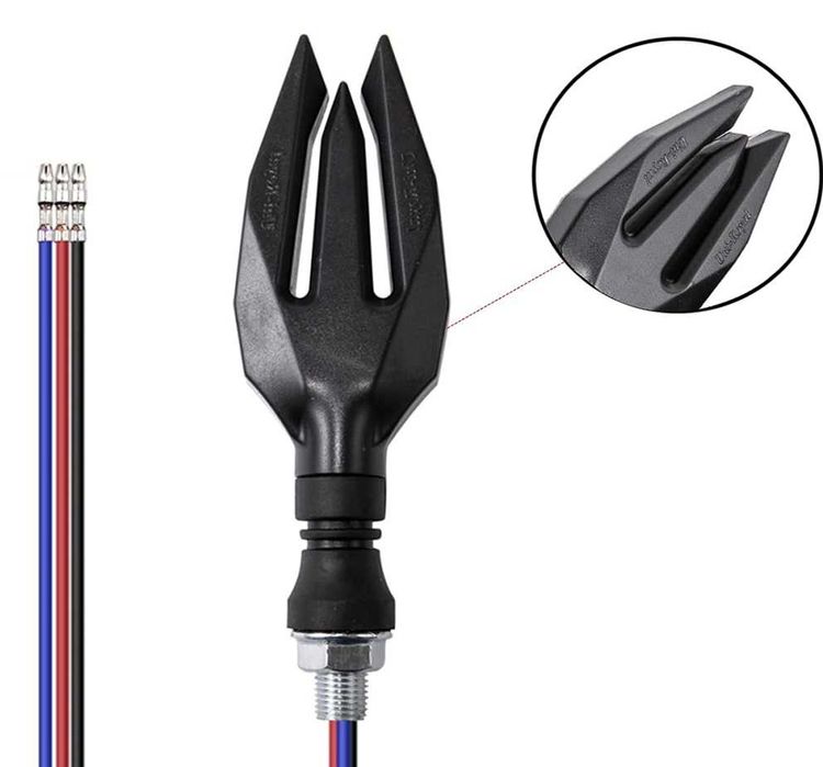 LED мигачи за мотор с дневна светлина – универсални, 2 бр. – снимка 6