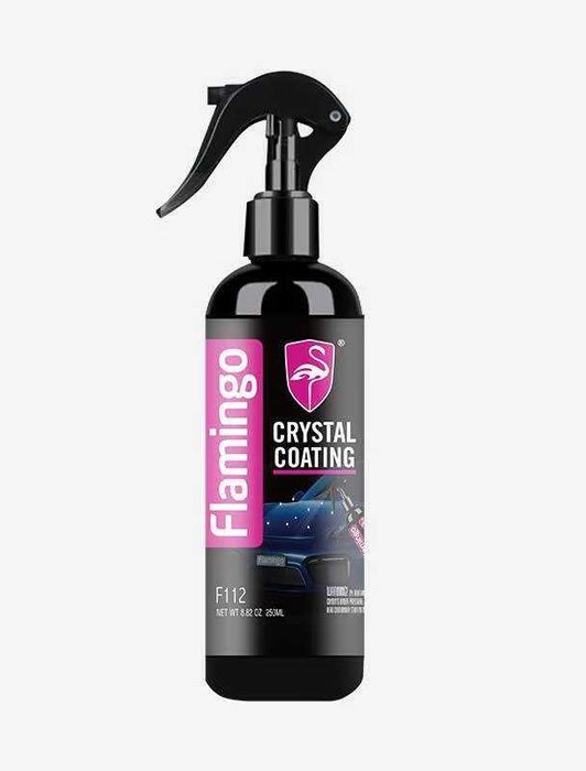 Керамична полимерна вакса Flamingo Crystal Coating – 250 мл – снимка 6