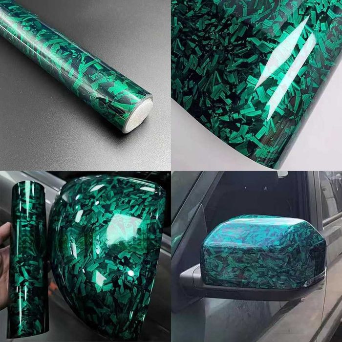 Винилово фолио кован карбон за кола – 152x100 см – снимка 3