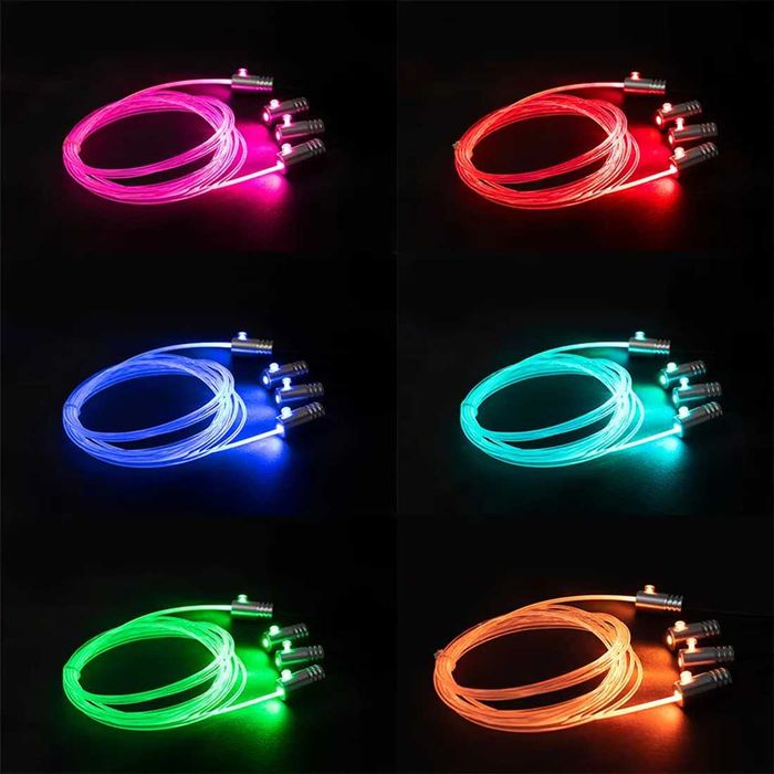 RGB LED лента за интериорно осветление на кола – 6 м – снимка 2