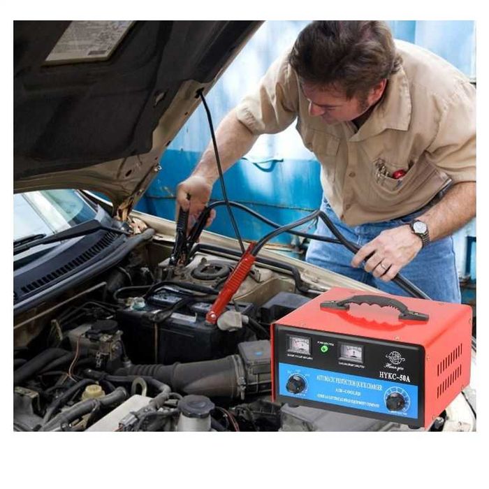 Зарядно за акумулатор 50A – 6V/12V/24V – снимка 2