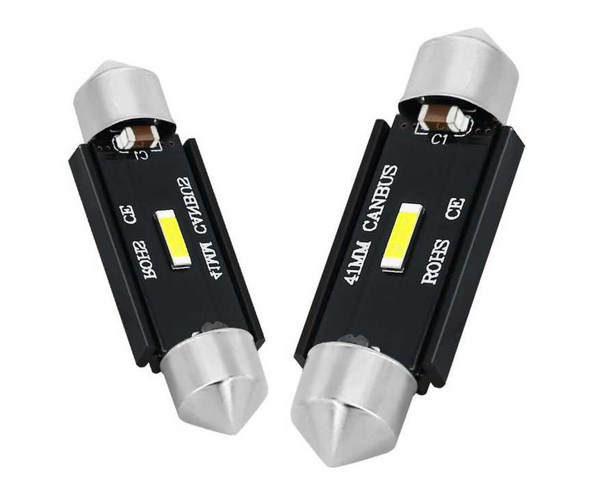 Сулфидни LED крушки Canbus – 31/36/39/41 мм, 2 бр. – снимка 4