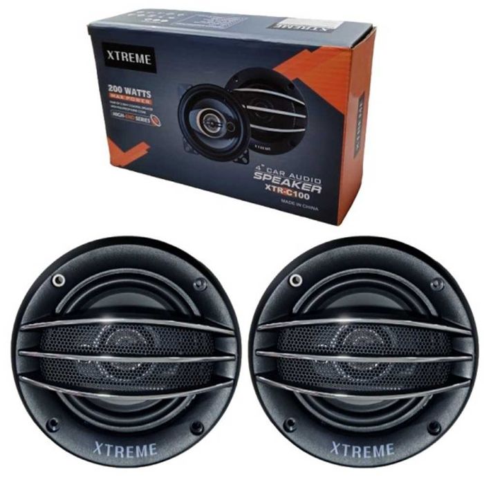 Говорители за кола XTreme – 10 см, 200W – снимка 2