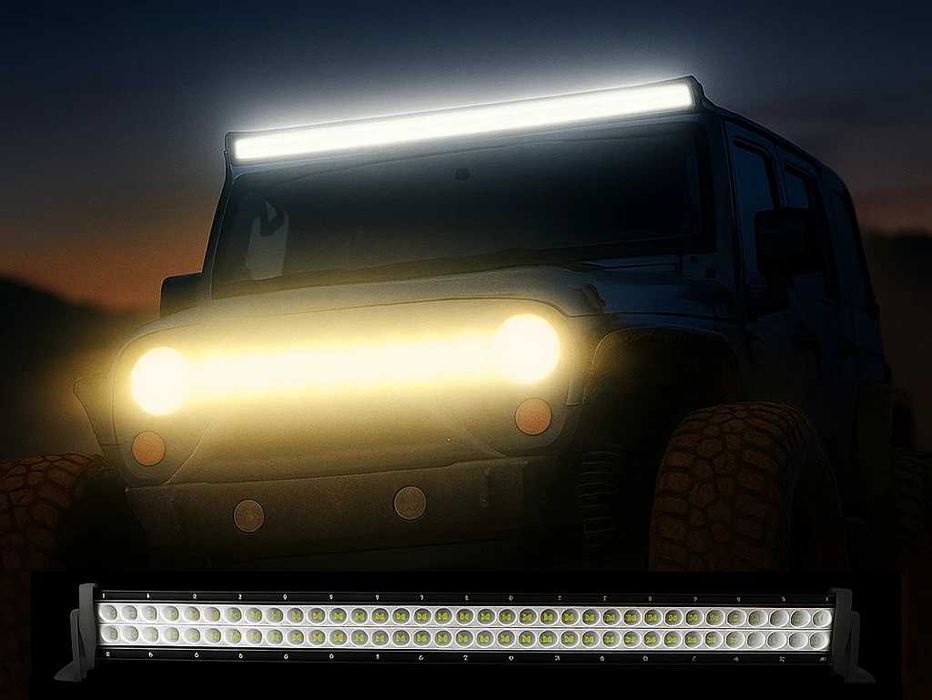 Off-road LED бар халогени – от 36W до 300W, 12/24V – снимка 8