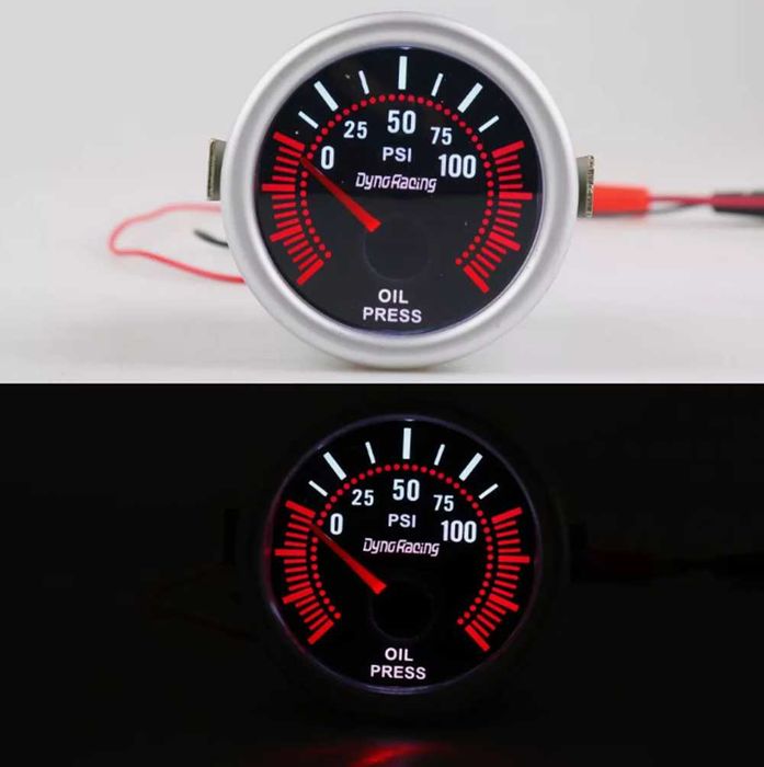 Уред за налягане на маслото на двигателя – 0–100 PSI – снимка 3