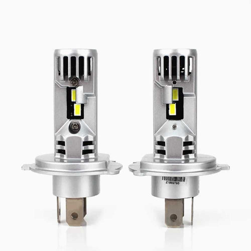 LED 30W Мини Диодни крушки H4, 12V, Canbus - 30% повече светлина. - снимка 2