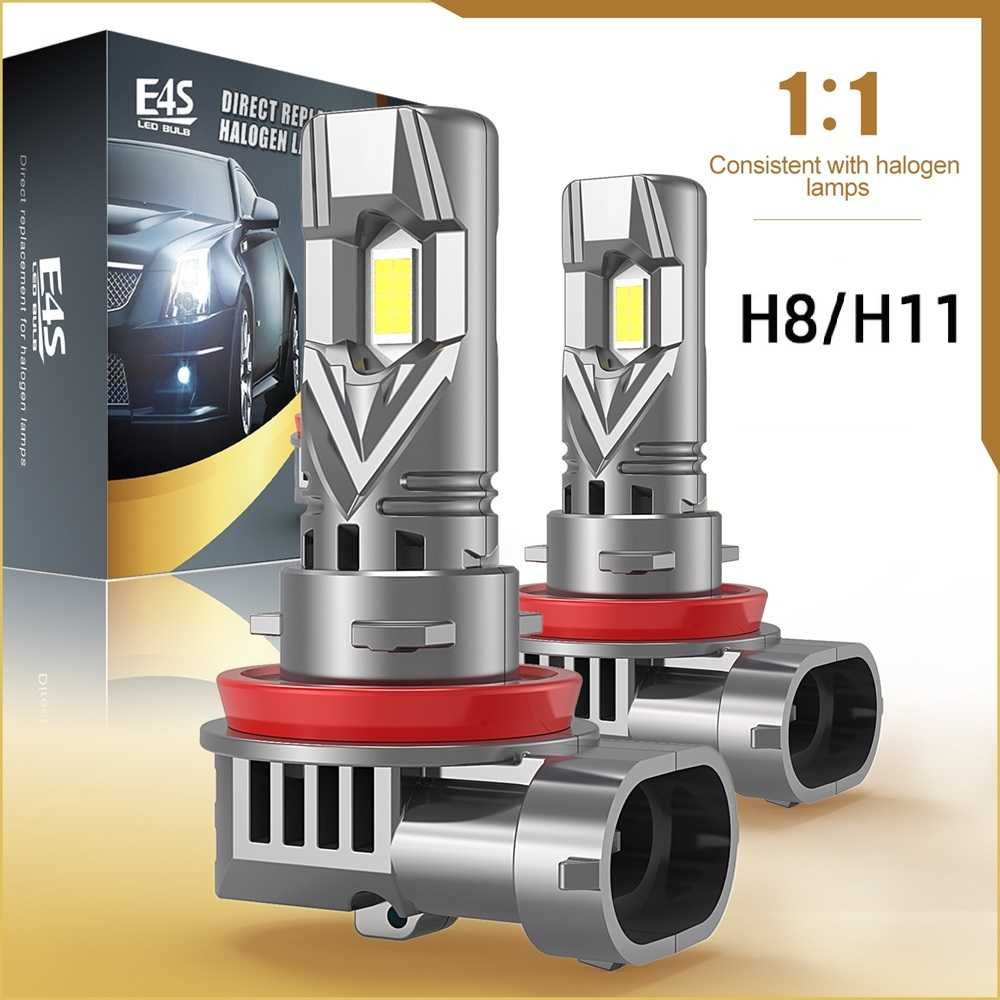 Комплект LED Диодни крушки H8/H11 - 12/24V + 300% Светлина. - снимка 2