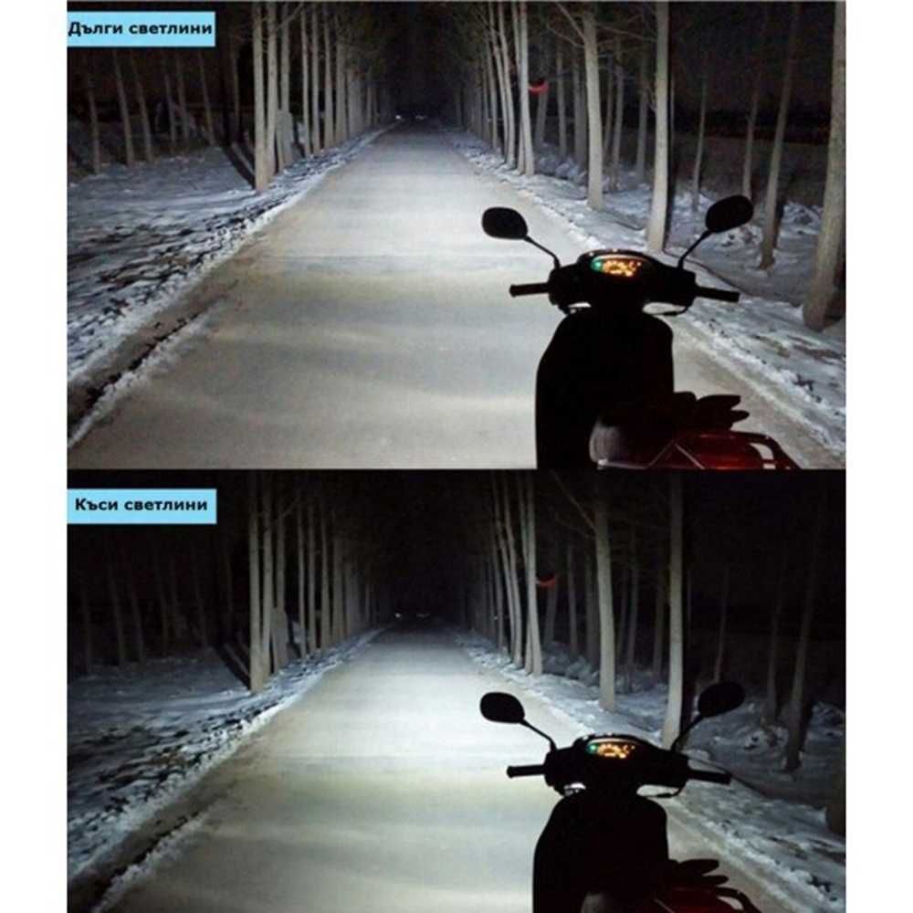 Диодна LED крушка за мотор  H4 - 1 брой - снимка 7