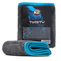 Висококачествена двулицева микрофибърна кърпа 60Х40 - K2 Twisty Pro - снимка 1