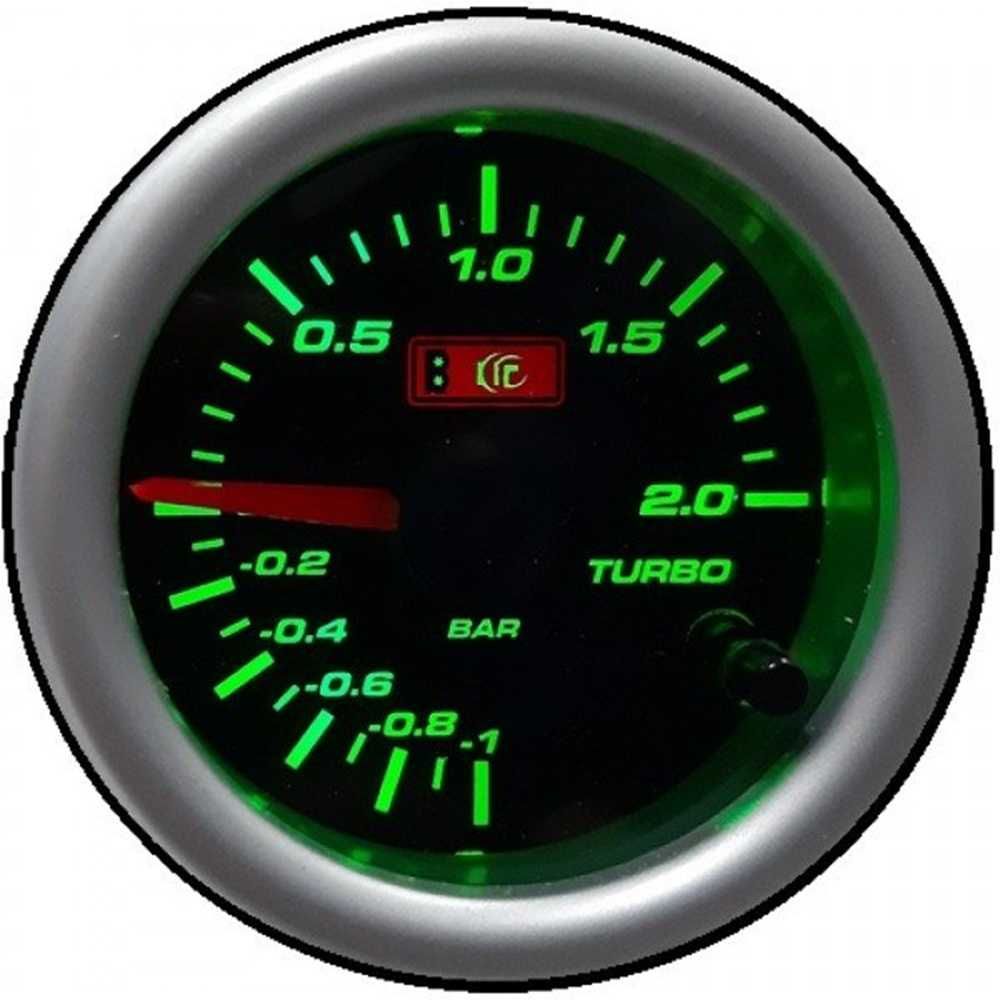 Уред за налягането на турбината Boost Meter - 2 bar/52мм/7 цвята. - снимка 4