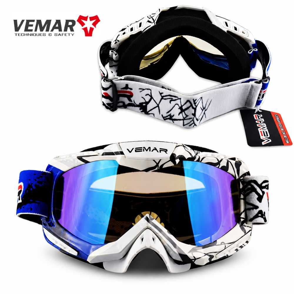 Професионални мотокрос очила VEMAR RACING - Сини - снимка 1