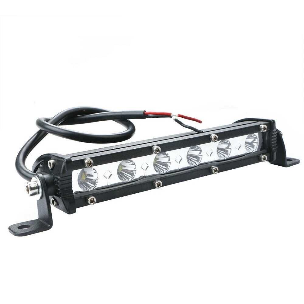 Мини 18W LED бар за осветление с 6 диода - 12/24V - снимка 8