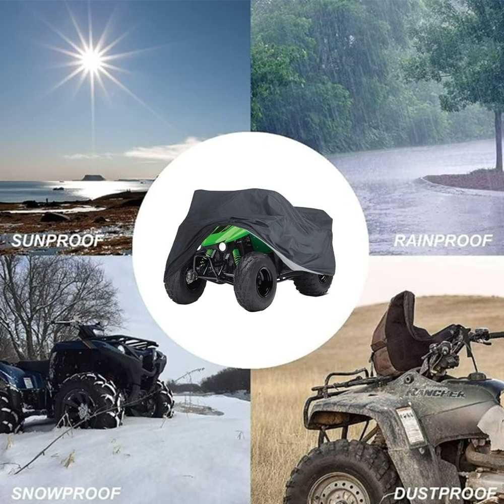 Водоустойчиво Покривало/Брезент за ATV - XL (210х120х115) - снимка 5