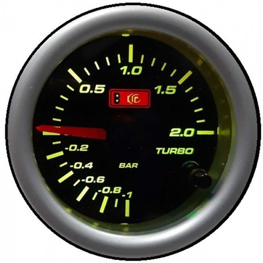 Уред за налягането на турбината Boost Meter - 2 bar/52мм/7 цвята. - снимка 5