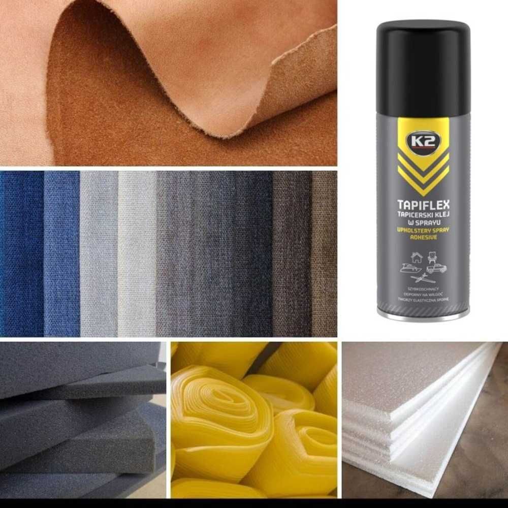 Спрей лепило за тапицерия К2 TAPIFLEX - 400 мл. - снимка 5