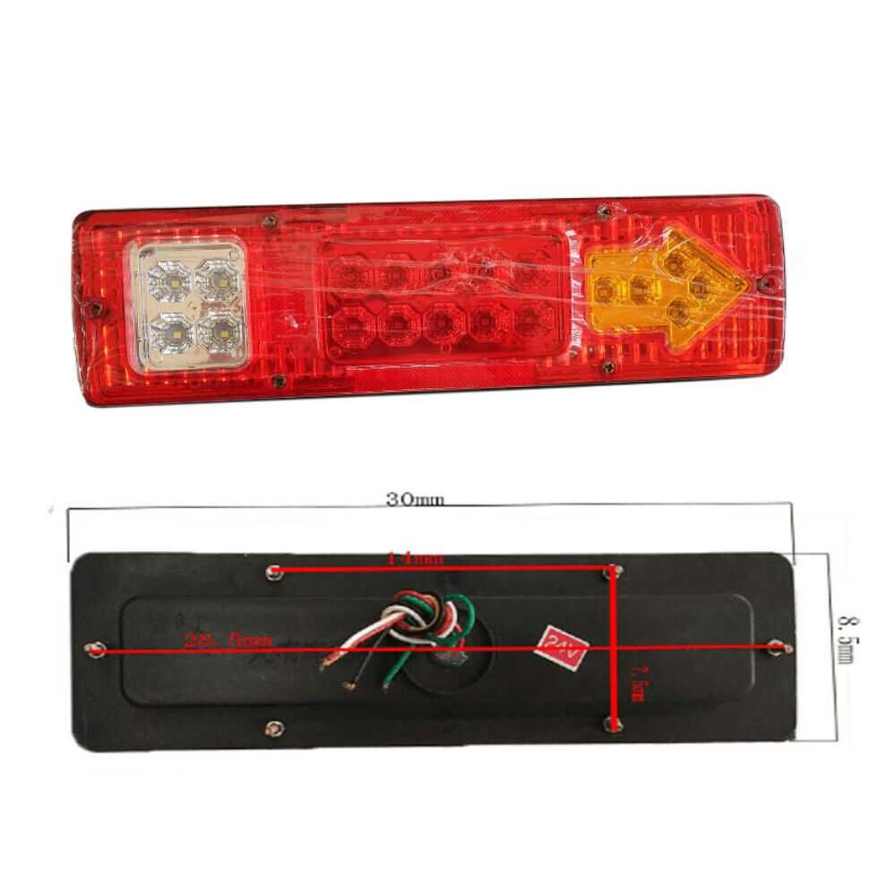 Универсални 12V/19 LED стопове за ремарке, бус, платформа. - снимка 4