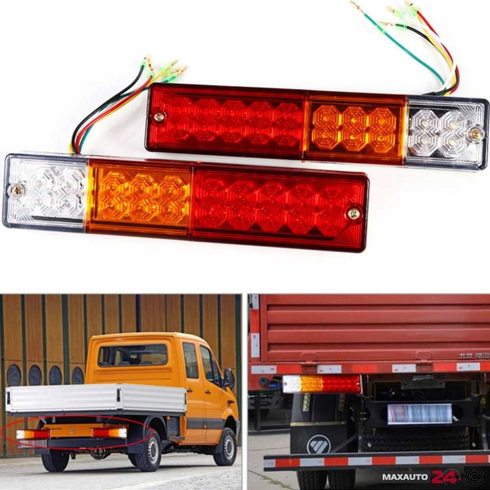 Комплект 2 броя LED диодни стопове за ремарке 12V - снимка 2