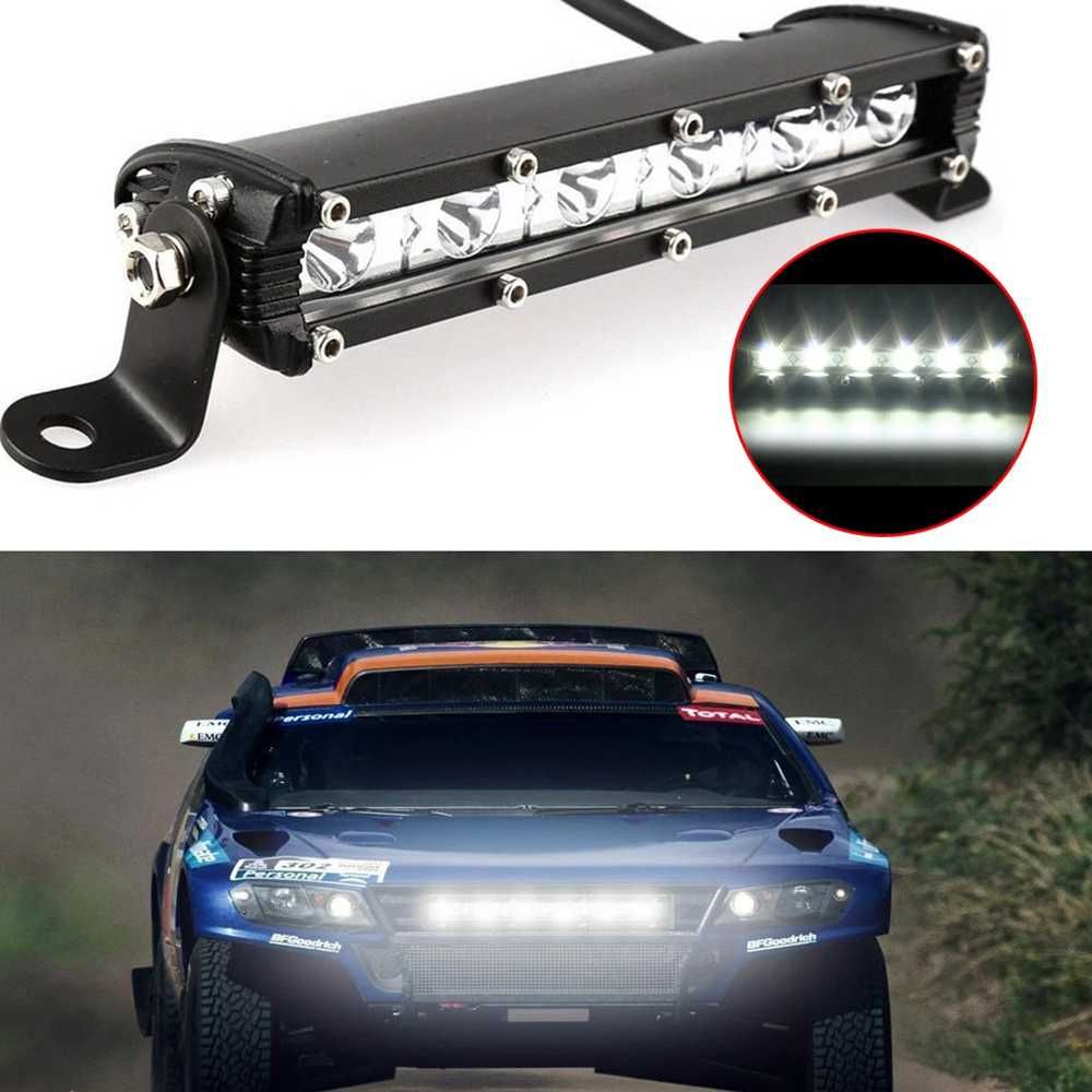 Мини 18W LED бар за осветление с 6 диода - 12/24V - снимка 1