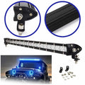 Едноредов SLIM 72W LED бар за осветление с 24 диода, 12/24V - 65.5 см. - снимка 1