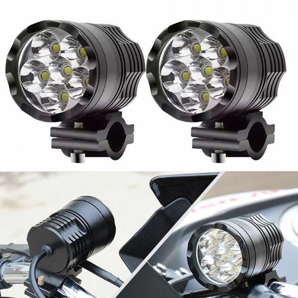Комплект 6 SMD LED халогени за мотор 6500К - 2 броя. - снимка 4