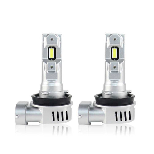 LED Мини Диодни крушки H11, 12V, Canbus с вграден вентилатор. - снимка 2