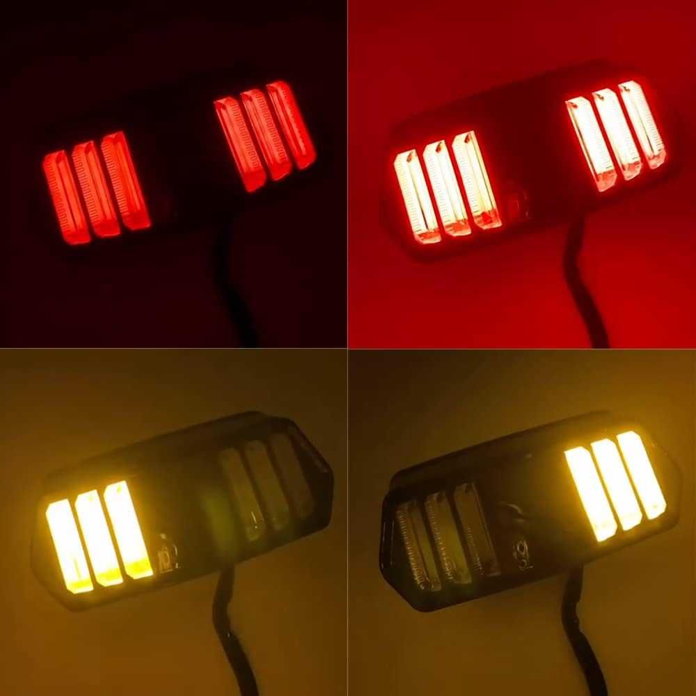 LED Стоп диоден за мотоциклет с вградени мигачи. - снимка 8