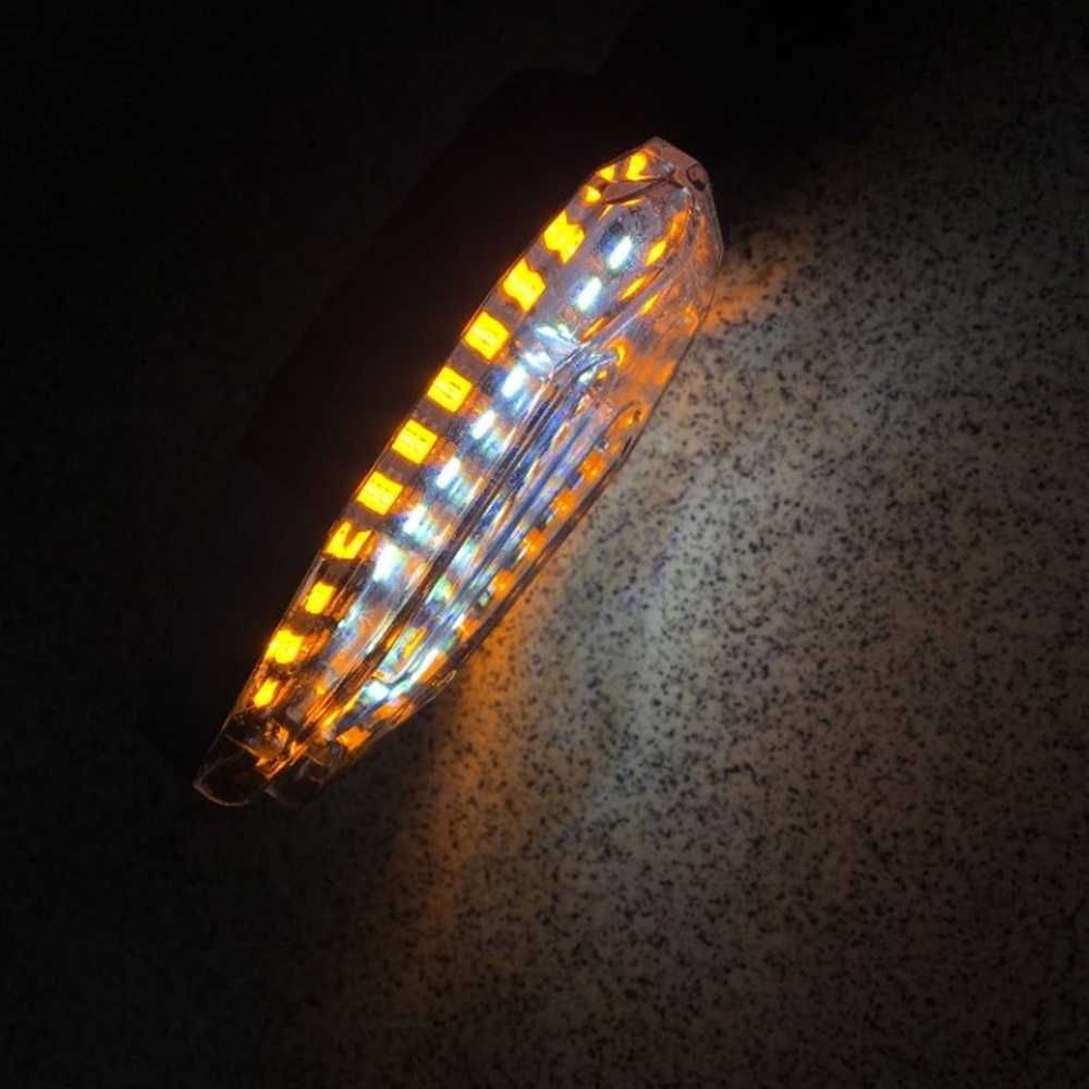 Универсални LED мигача за Мотор с дневна светлина - 2 броя. - снимка 5