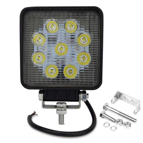 27W LED Диоден халоген 9 диода - 12/24V - снимка 2
