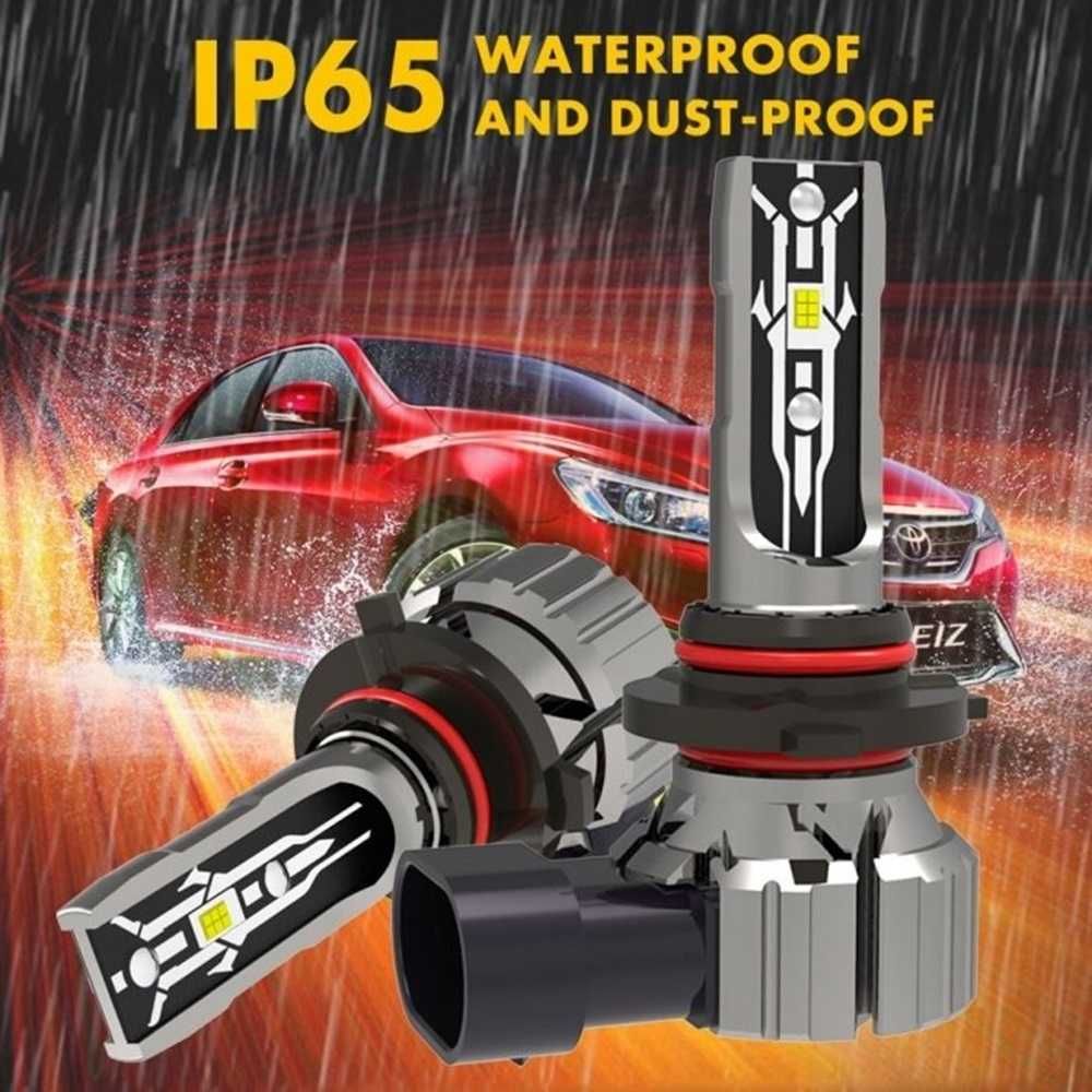 Комплект LED диодни крушки 9005/HB3 - 35W 12V - 6000к - снимка 3